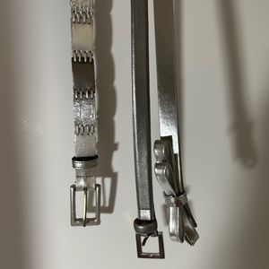 Silver belts